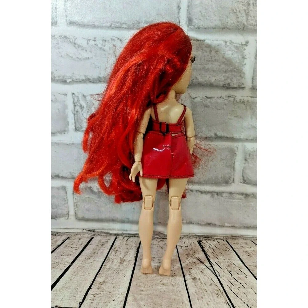 MGA Rainbow High Red‎ Hair Ruby Anderson Doll in crop tank & skirt